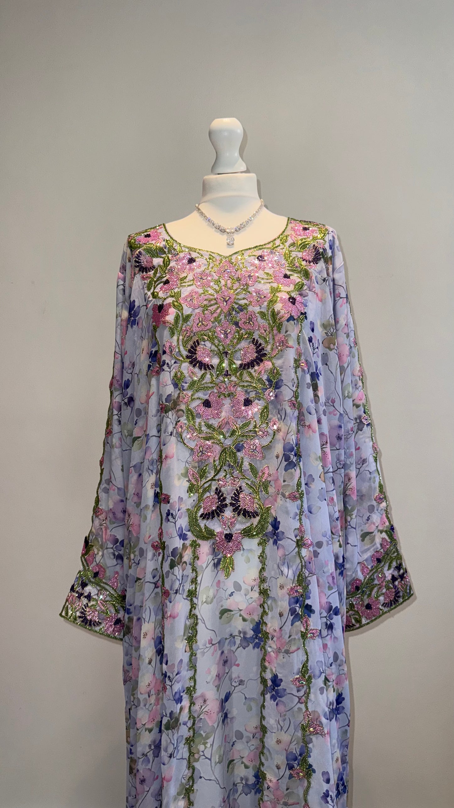 Maia in Periwinkle (Pure Silk)