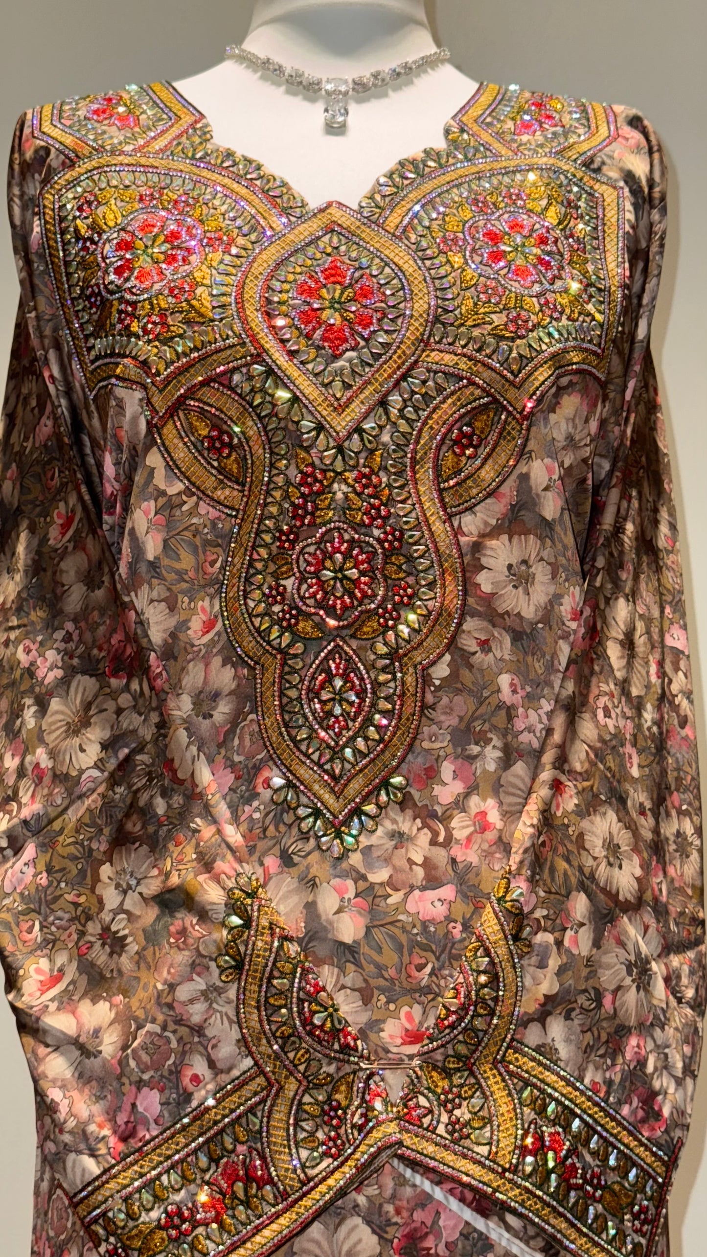 Arielle in Desert Bouquet (Pure Silk)