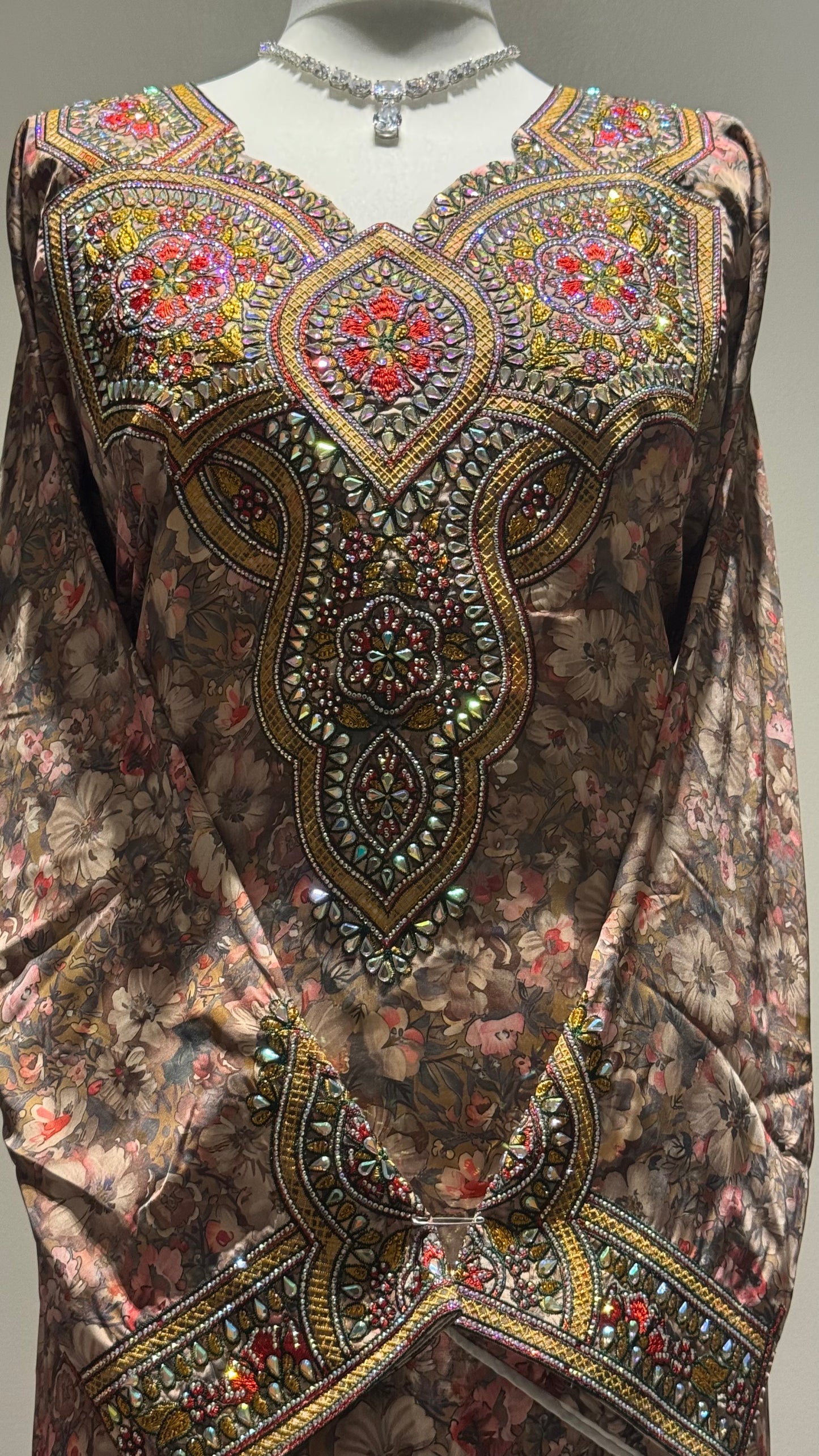 Arielle in Desert Bouquet (Pure Silk)