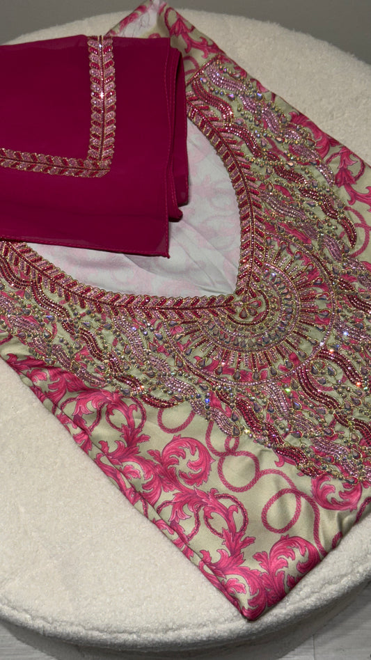 Versailles Cerise (Unstitched)