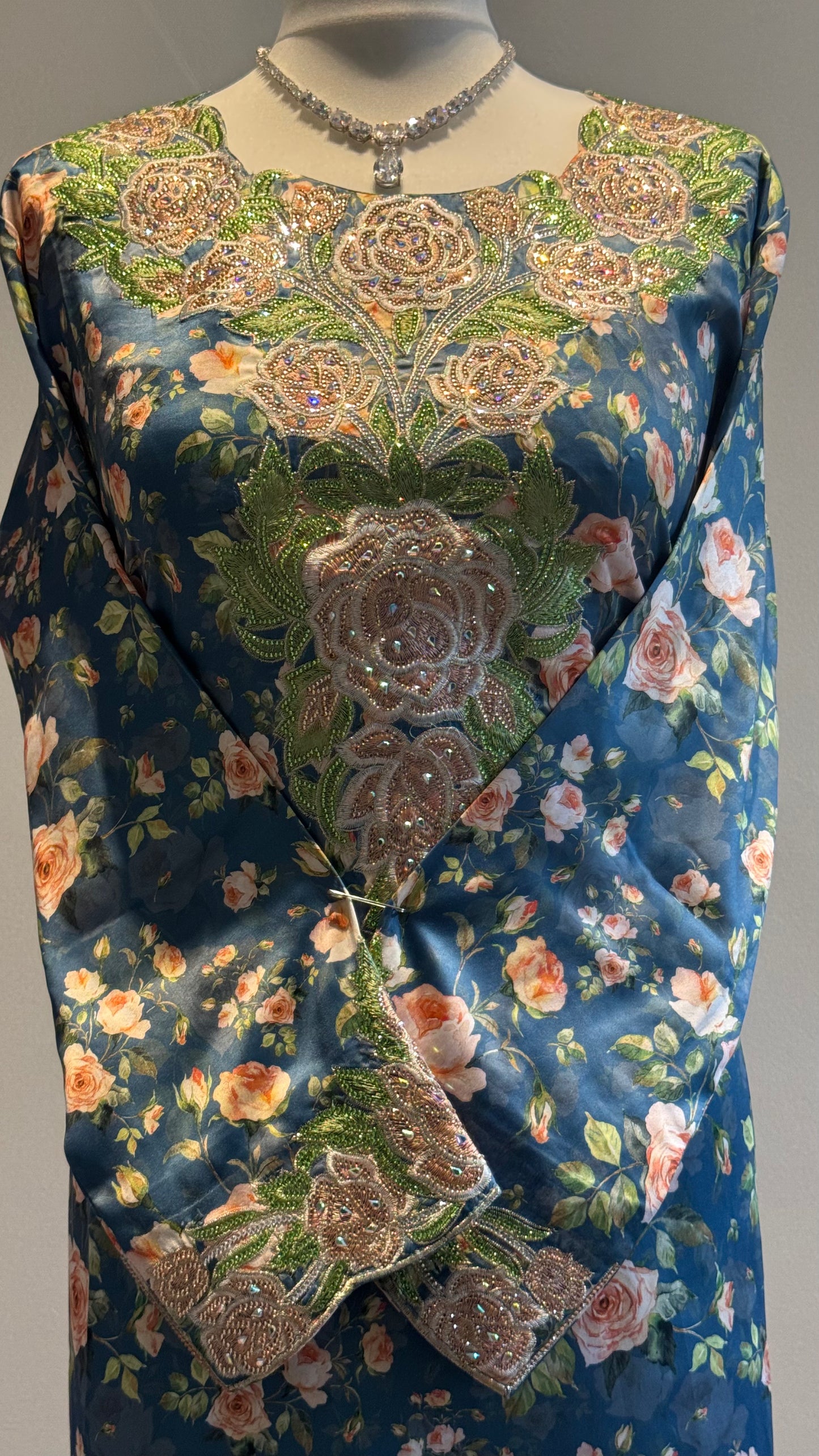 Forever Rose in Vintage Teal