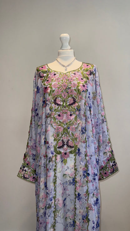 Maia in Periwinkle (Pure Silk)