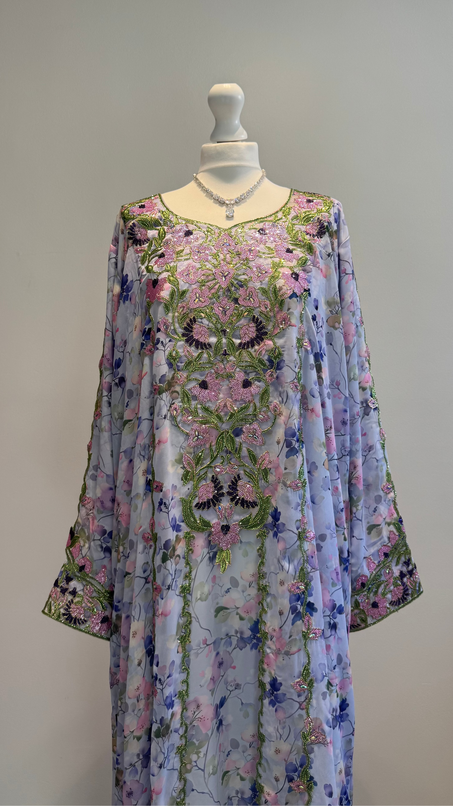 Maia in Periwinkle (Pure Silk)