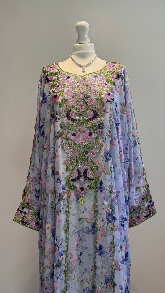 Maia in Periwinkle (Pure Silk)