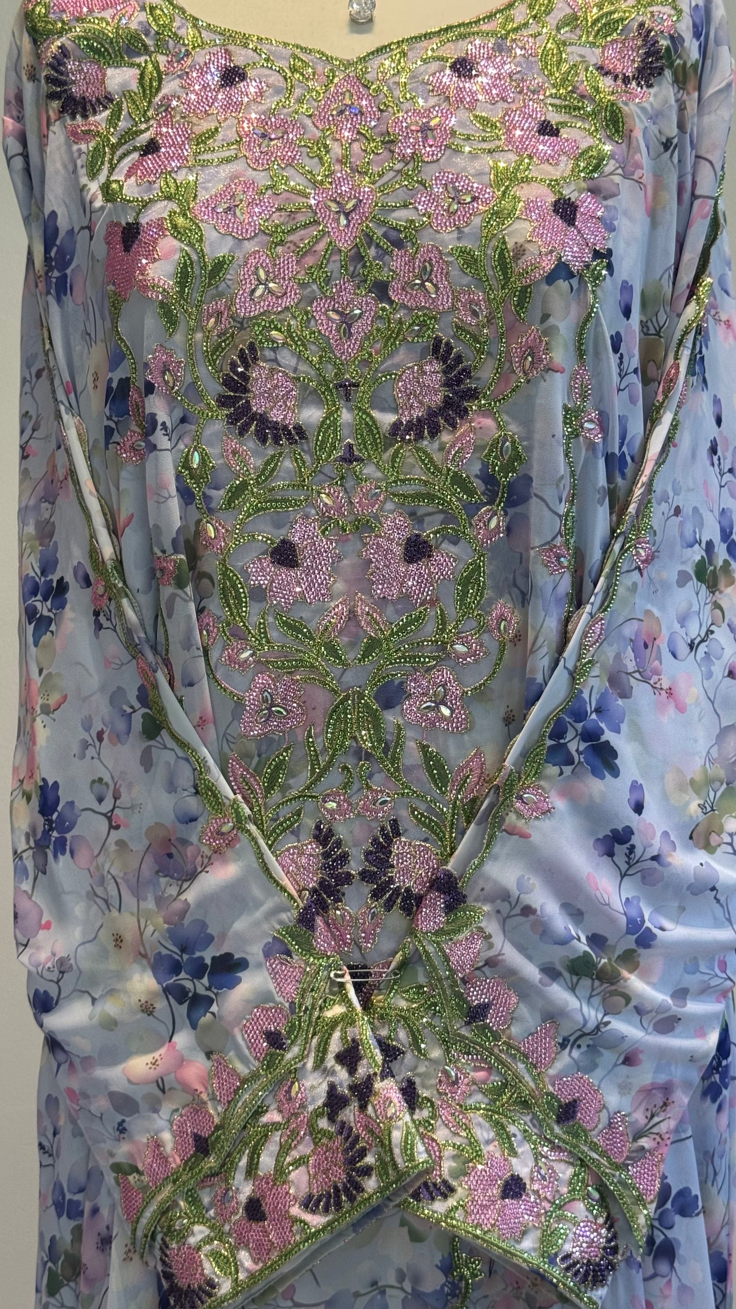 Maia in Periwinkle (Pure Silk)