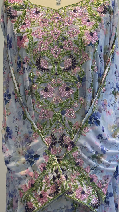 Maia in Periwinkle (Pure Silk)