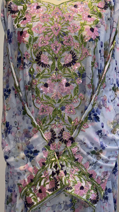 Maia in Periwinkle (Pure Silk)