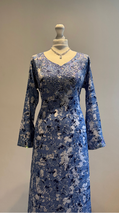 Rose Épine in Chambray