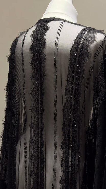 Laila Tulle Abaya