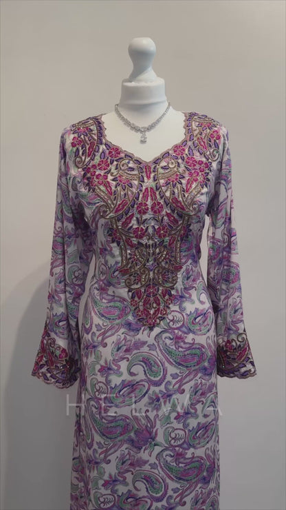 Paisley Dream (Plum & Mint)