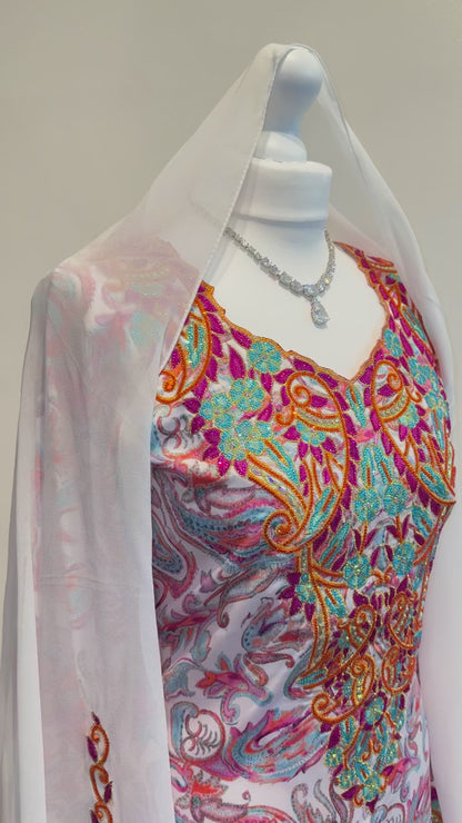 Paisley Dream (Coral & Pink)