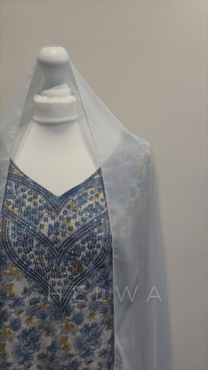 Rose Épine (Soft Blue)